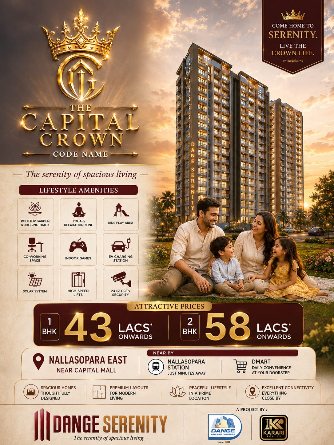 Campaign rendering of The Capital Crown residences